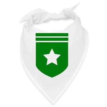 Abzeichen Stern - Bandana - Weiß - Vorne