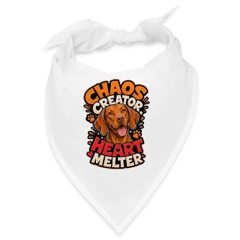 Ungarischer Pointer - Bandana - Weiß - Vorne