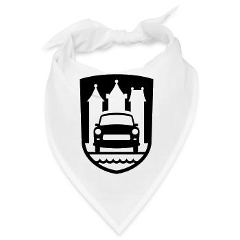 Trabi Motorsport Zwickau (Farbe änderbar) - Bandana - Weiß - Vorne