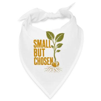 Klein aber auserwählt Senfkorn Christlich Kinder - Bandana - Weiß - Vorne