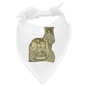 Delftsche_Slaolie-_Jan_Toorop - Bandana - Weiß - Vorne