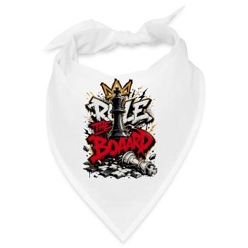  Gaming Schachspieler Schachspiel Schachbrett - Bandana - Weiß - Vorne
