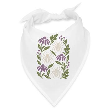 Botanische Spinnen - Bandana - Weiß - Vorne
