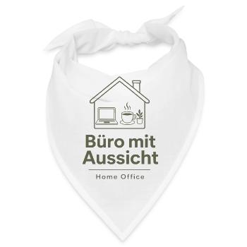 Büro mit Aussicht: Home‑Office Skizze - Bandana - Weiß - Vorne
