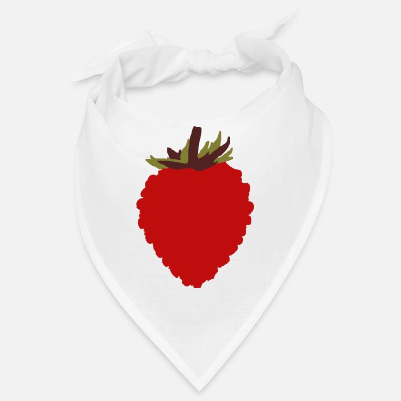 Wild Strawberry - Bandana - Weiß