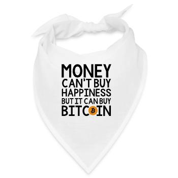 Bitcoin - Bandana - Weiß - Vorne