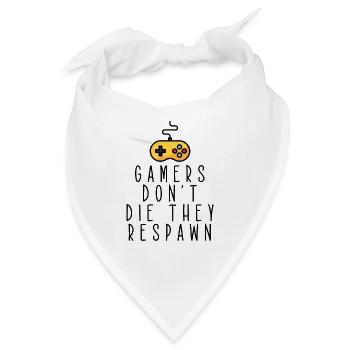 Gamer - Bandana - Weiß - Vorne