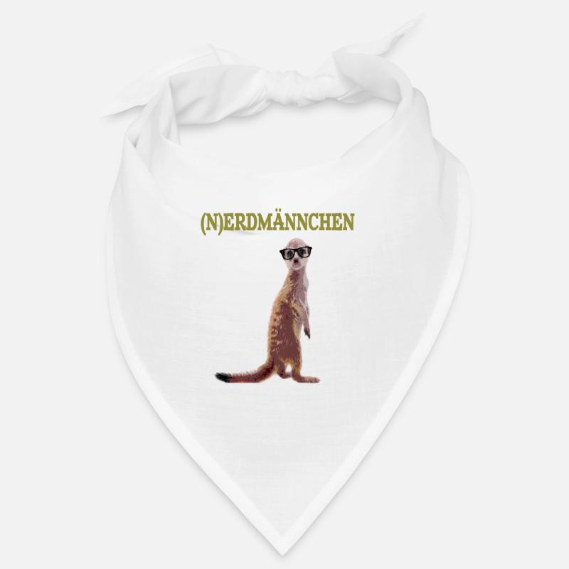 Nerdmännchen Erdmännchen lustig Tiere Bandana
