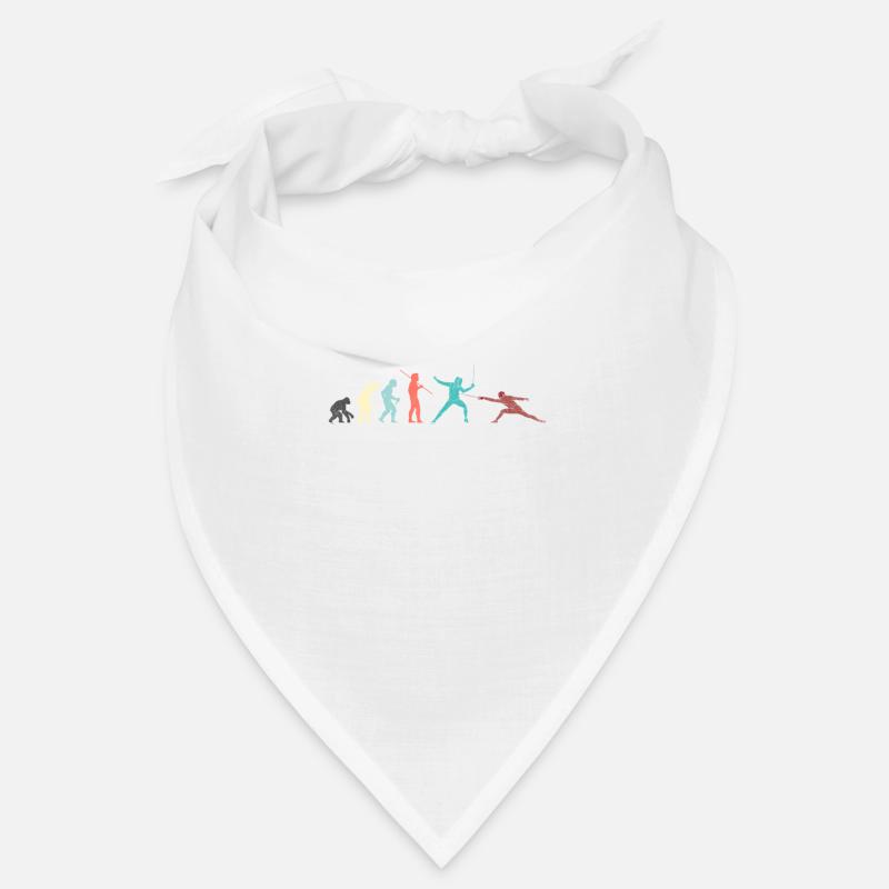 Fechten Fechter Geschenk - Bandana - Weiß