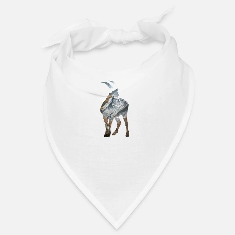 Alpensteinbock Sternzeichen Klettern Berggipfel Bandana