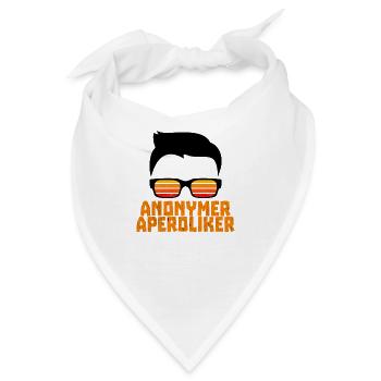 Anonyme Aperoliker Herren Motiv Strandoutfit - Bandana - Weiß - Vorne