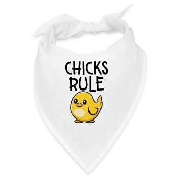 Küken Regel - Bandana - Weiß - Vorne