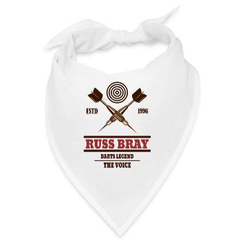 Russ Bray Darts Legend The Voice - Bandana - Weiß - Vorne