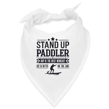 Stand Up Paddler - Bandana - Weiß - Vorne