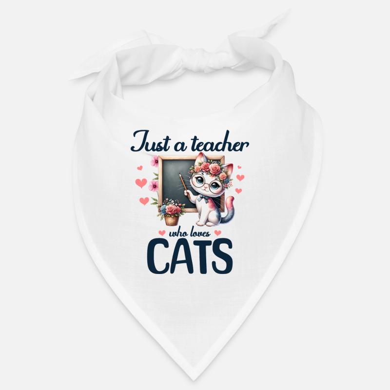 Lehrer, der Katzen liebt Bandana