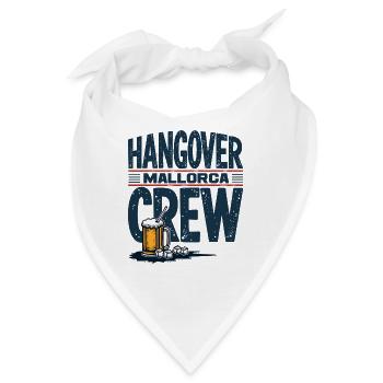 Hangover Crew Mallorca Partyshirt für Feierbiester - Bandana - Weiß - Vorne