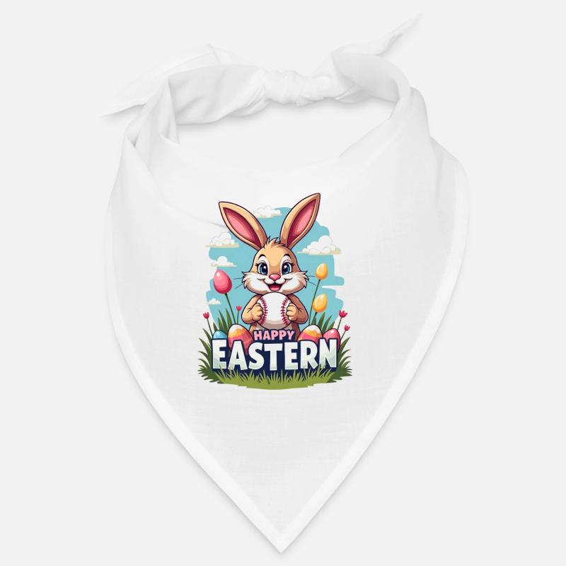 Baseball Happy Eastern Easter Bunny Sport Bandana