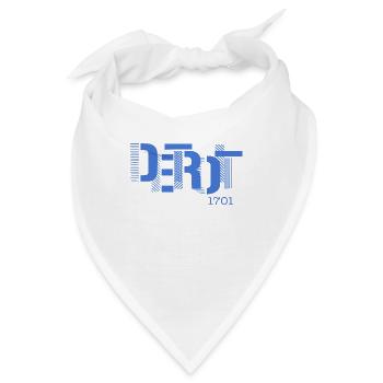 Detroit Streetart - Bandana - Weiß - Vorne