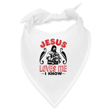 Taufe, Kommunion und Konfirmation Geschenke - Bandana - Weiß - Vorne