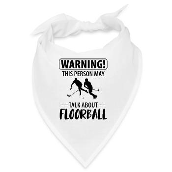 Floorball - Bandana - Weiß - Vorne