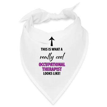 ERGOTHERAPEUTIN ERGOTHERAPIE - Bandana - Weiß - Vorne