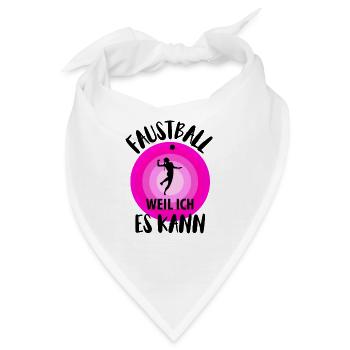 Faustball Faustballer Faustballspieler - Bandana - Weiß - Vorne