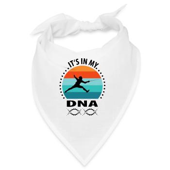 Fechten Fechter Fechterin Degen Fechtkampf - Bandana - Weiß - Vorne