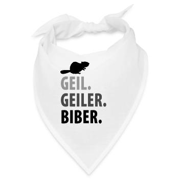 Biber - Bandana - Weiß - Vorne