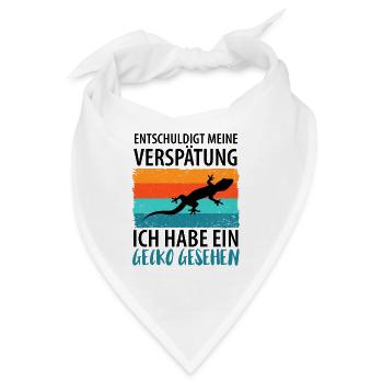 GECKO - Bandana - Weiß - Vorne