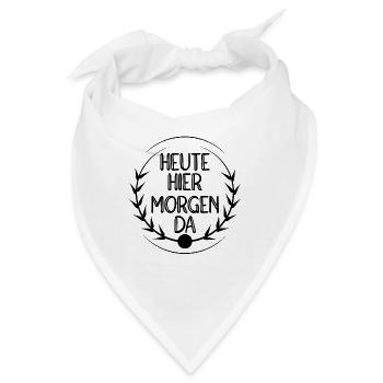 Reisen Weltreise Reise - Bandana - Weiß - Vorne