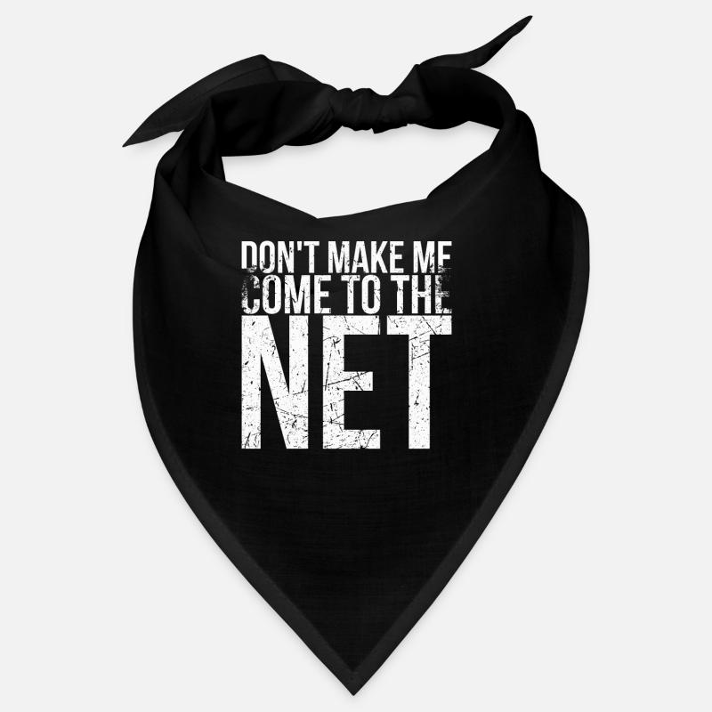 Ne me laissez pas entrer dans le filet pour le badminton Bandana