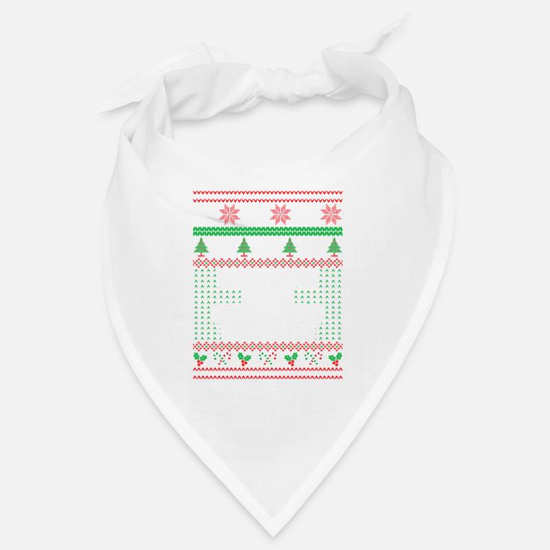 Das ist mein hässlicher Weihnachtspullover - Bandana - Weiß