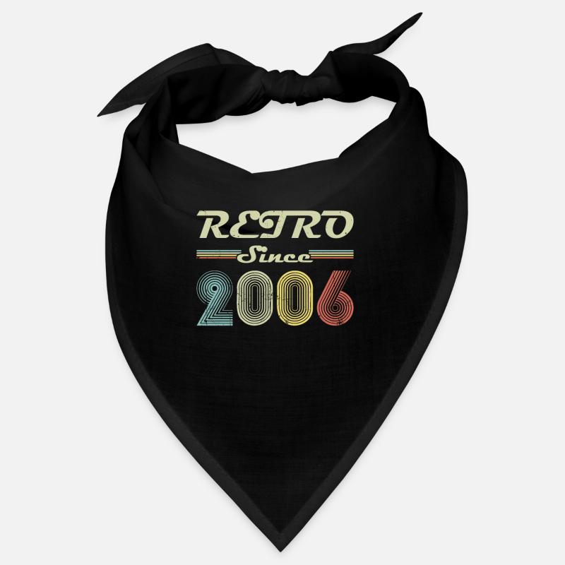 Retro seit 2006 Geburtstagsgeschenk Bandana