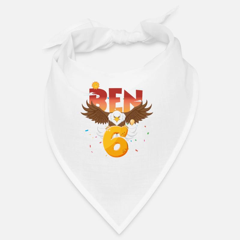 Bald eagle design for sixth birthday Bandana