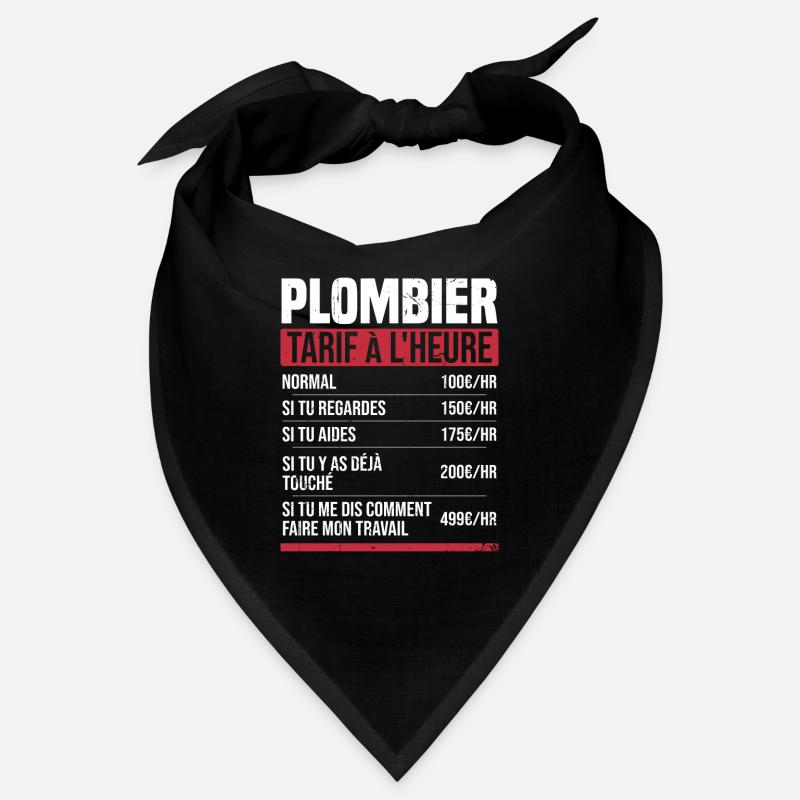 Klempner Stundensatz Humor Geschenkidee Bandana