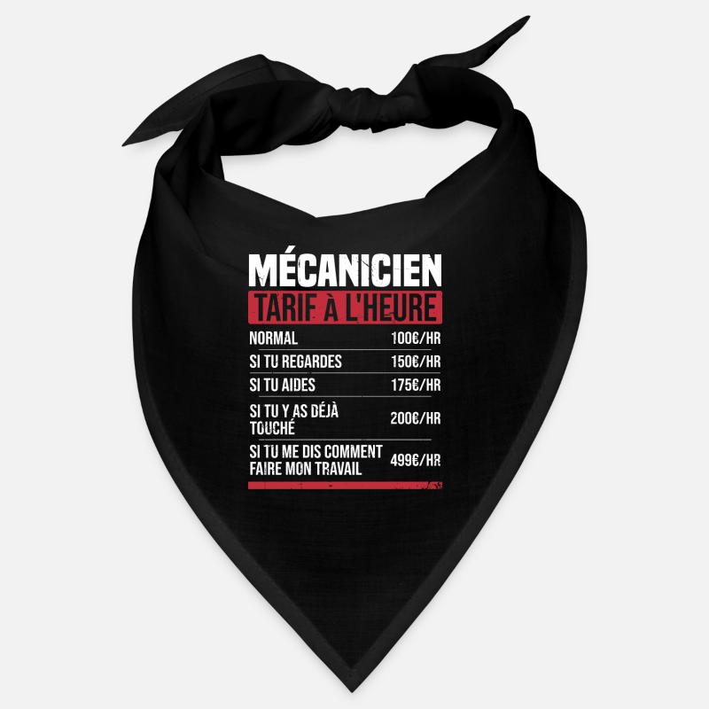 Mechaniker Stundensatz Humor Geschenkidee Bandana