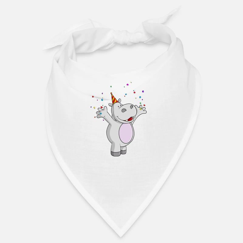 Party hippo comic Bandana