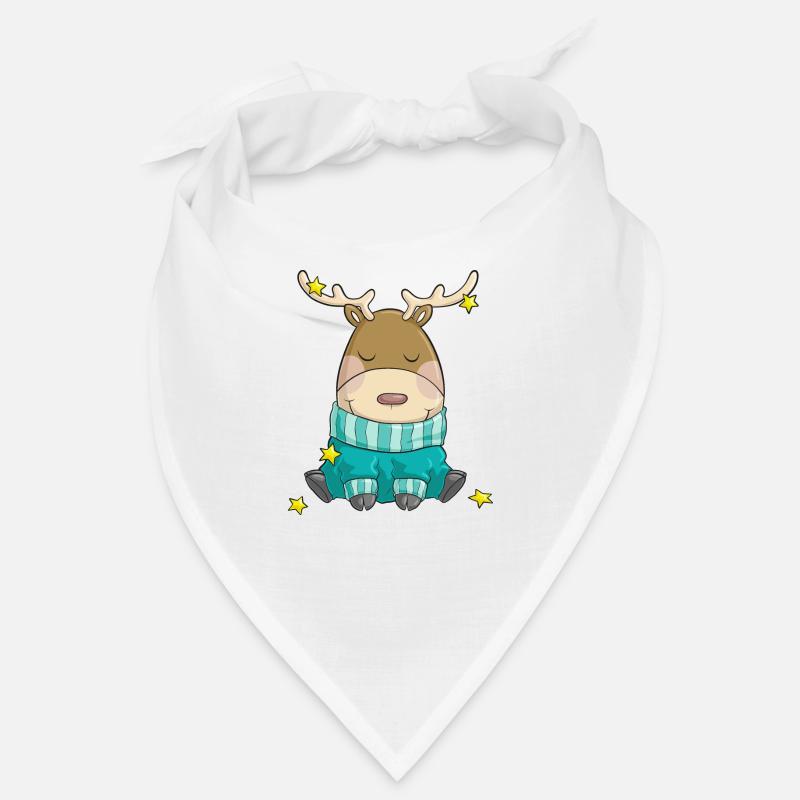 Putziges Weihnachts Rentier Comic Bandana