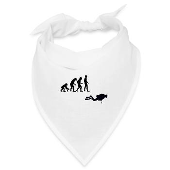 Evolution Tauchen - Bandana - Weiß - Vorne