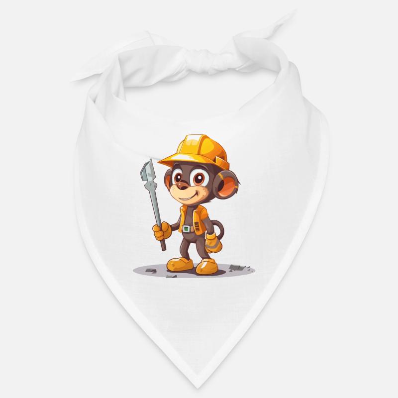 Construction Monkey Bandana