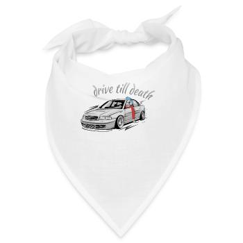 S4 B5 Limousine drive till death - Bandana - Weiß - Vorne