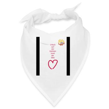Urlaub - Bandana - Weiß - Vorne