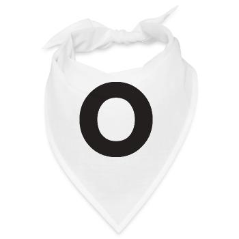 O - Bandana - Weiß - Vorne