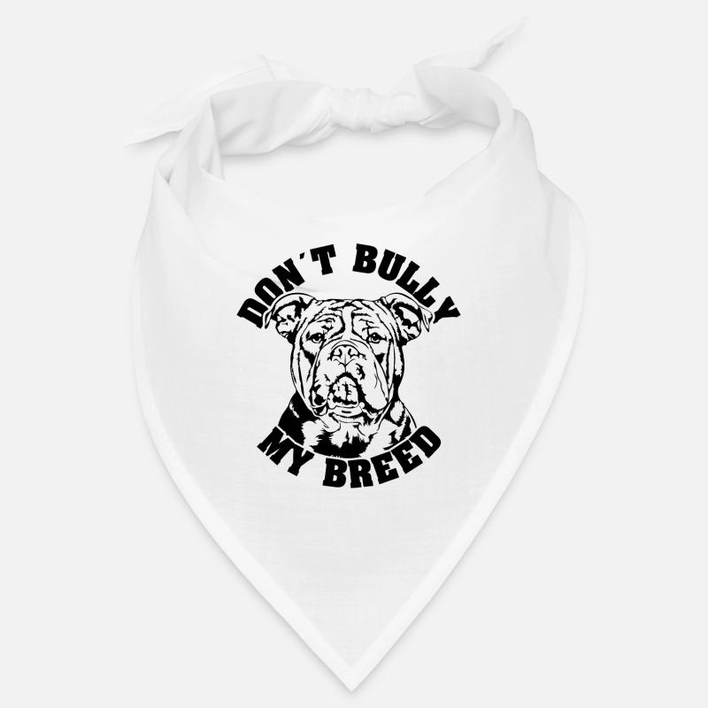 American Bully Dont Bully my Breed Hunde Wilsigns Bandana
