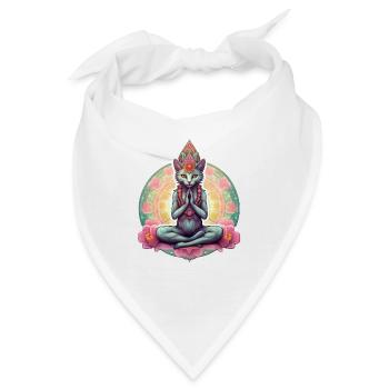 Sitz der Stille - Bandana - Weiß - Vorne