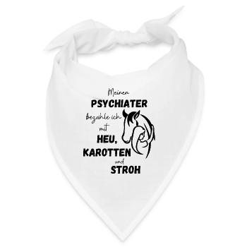 Heu Karotten und Stroh - Bandana - Weiß - Vorne