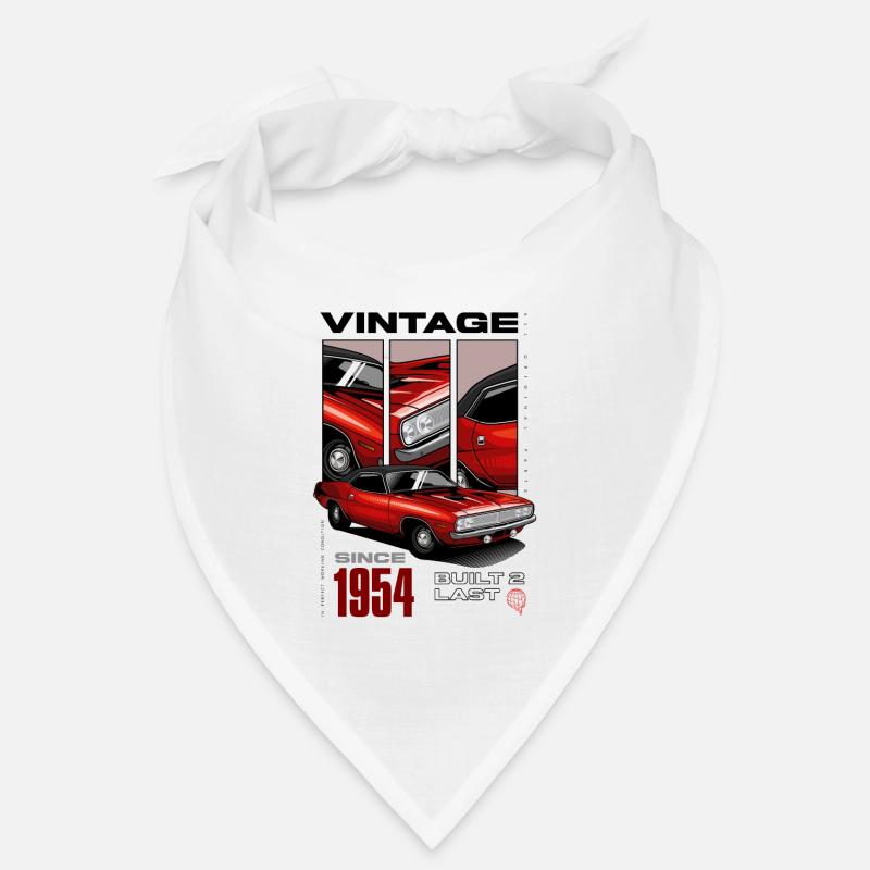 Ich bin nicht alt, ich bin ein Oldtimer, geboren 1954 Bandana