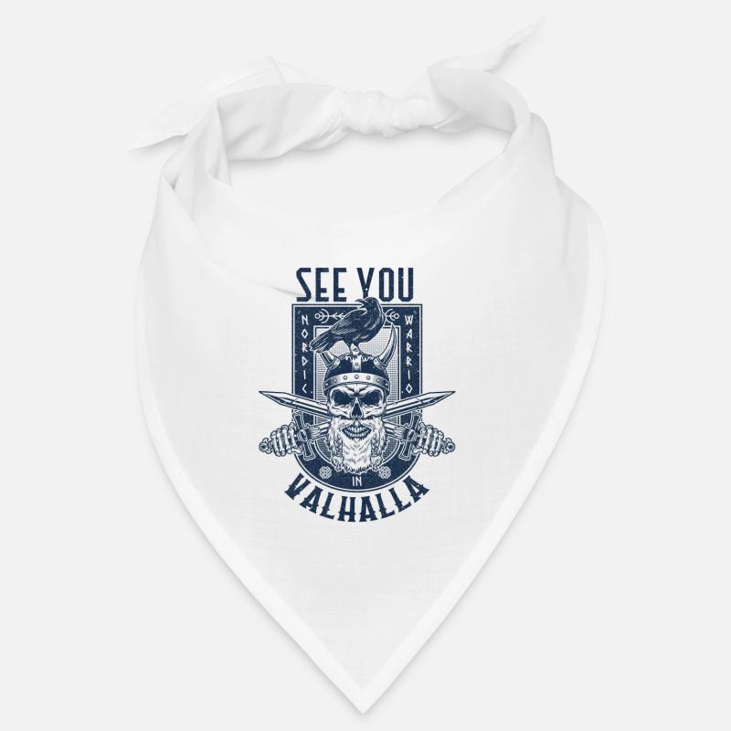 Wir sehen uns in Walhalla, Wikinger-Nordisch Bandana