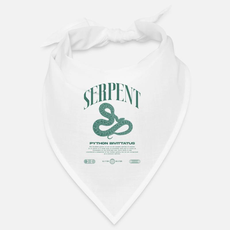 Burmesische Python Moderne Reptilienhalter Streetwear Bandana