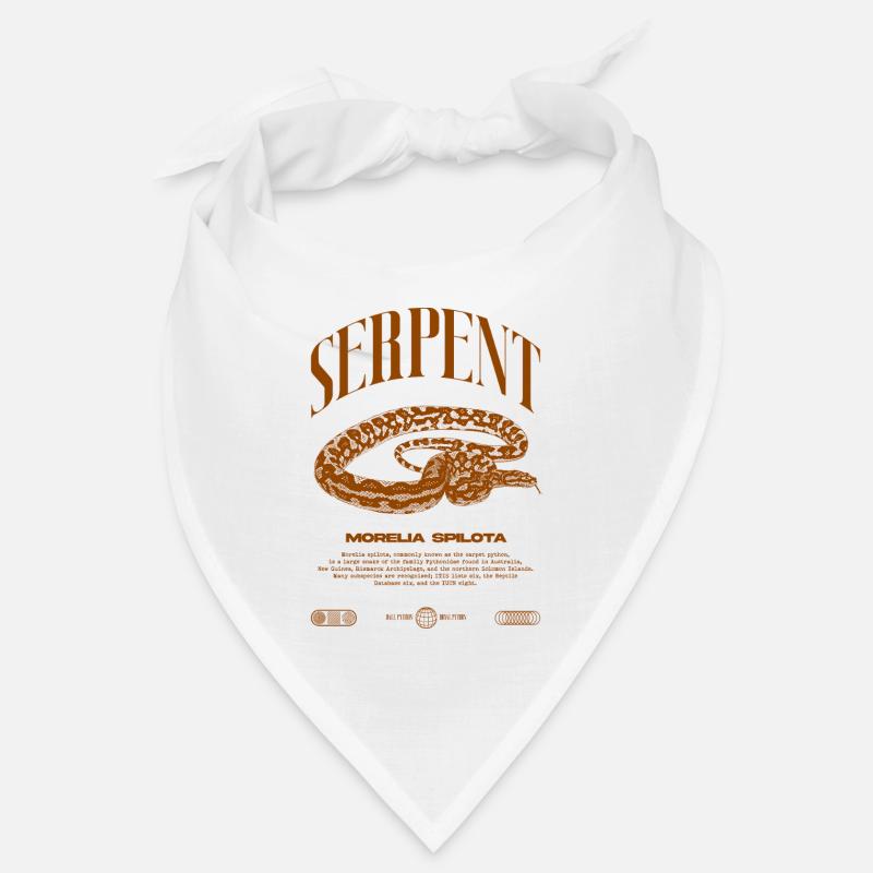 Carpet Python Modern Reptile Keeper Streetwear Bandana